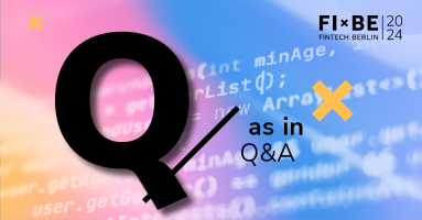 Visual with the letter Q which stands for Q&A in the FIBE Alphabet